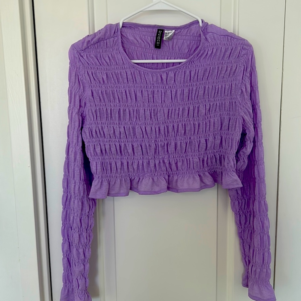 Lilac H&M top